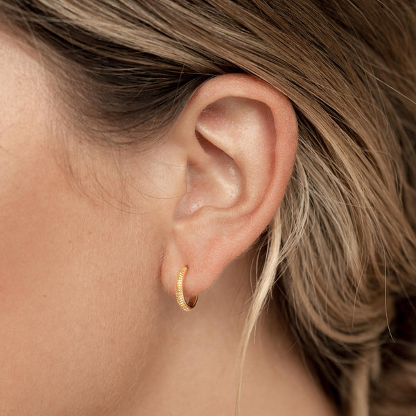 Chunky Gold Hoop Earrings - Jorunn