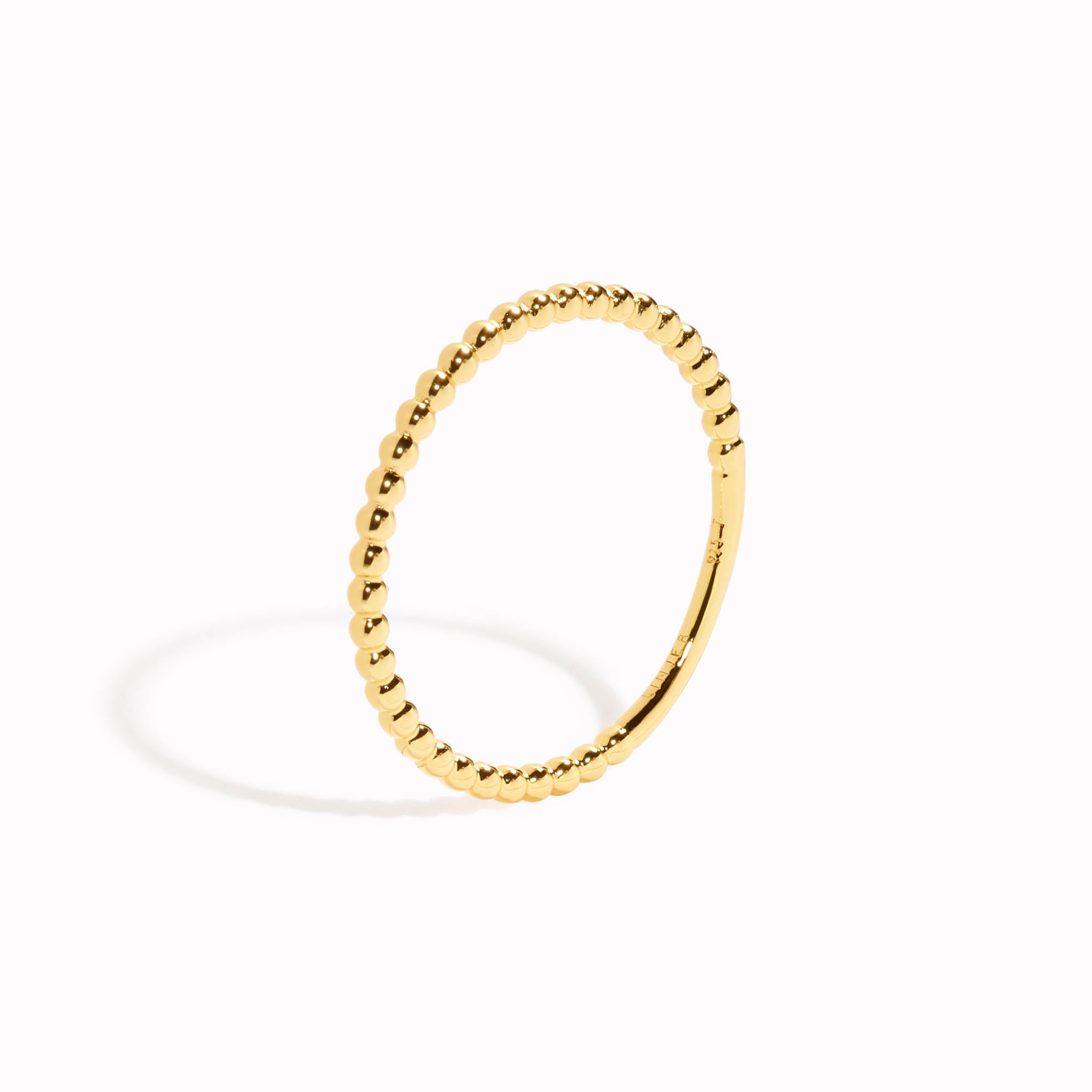 Linjer Gold Hoop Earrings 30mm - Rebecca