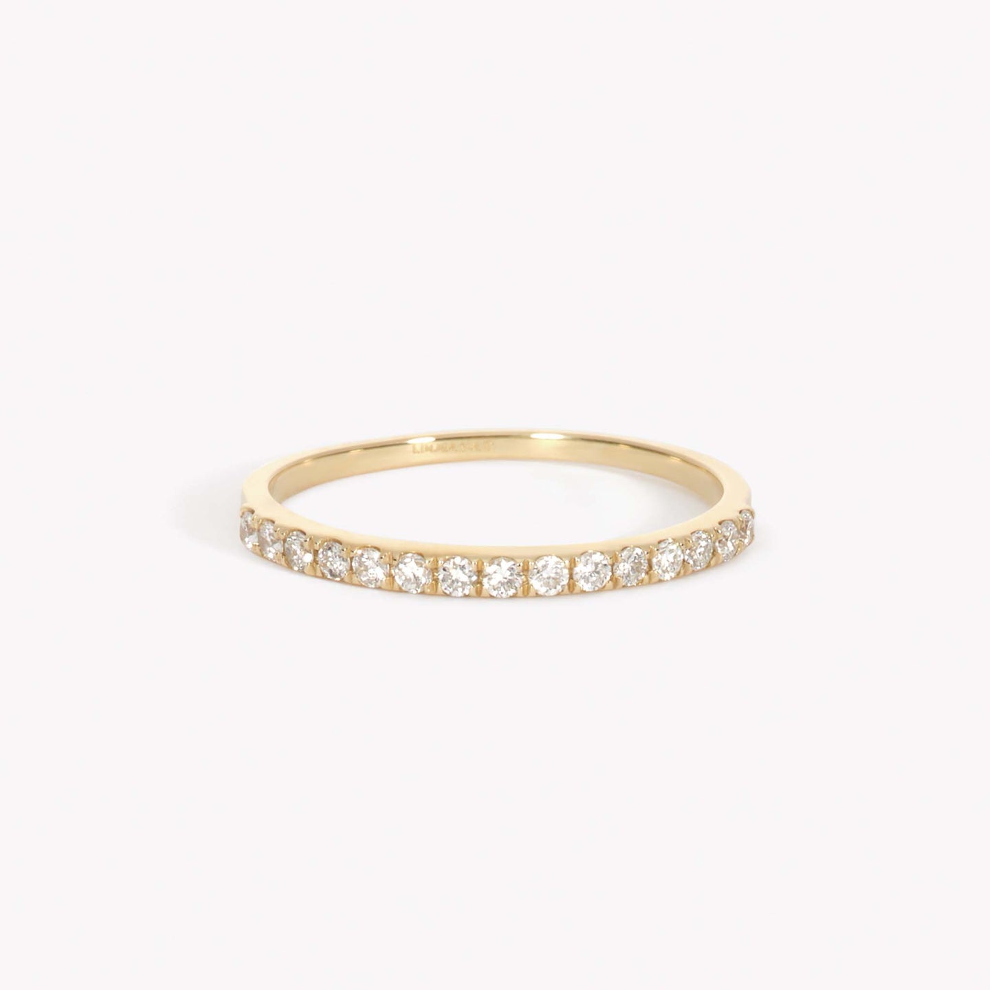 Diamond Half Eternity Ring 14k Gold - Annalise | Linjer Jewelry