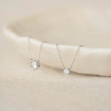 Diamond Pendant Necklace White Gold - Johanne