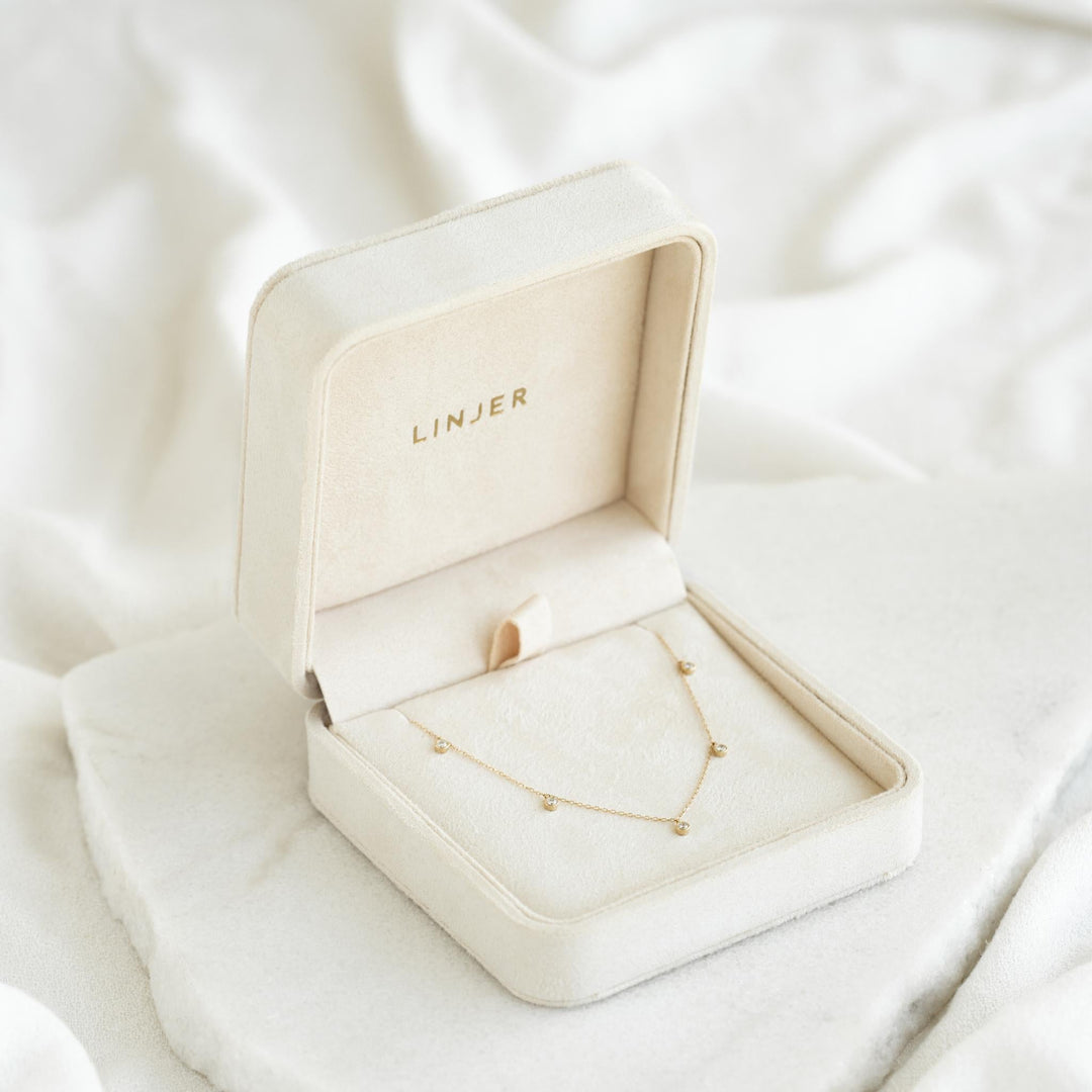 Velvet Necklace Box | Linjer Jewelry