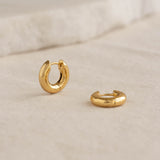 Chunky Huggie Hoop Earrings - Tove