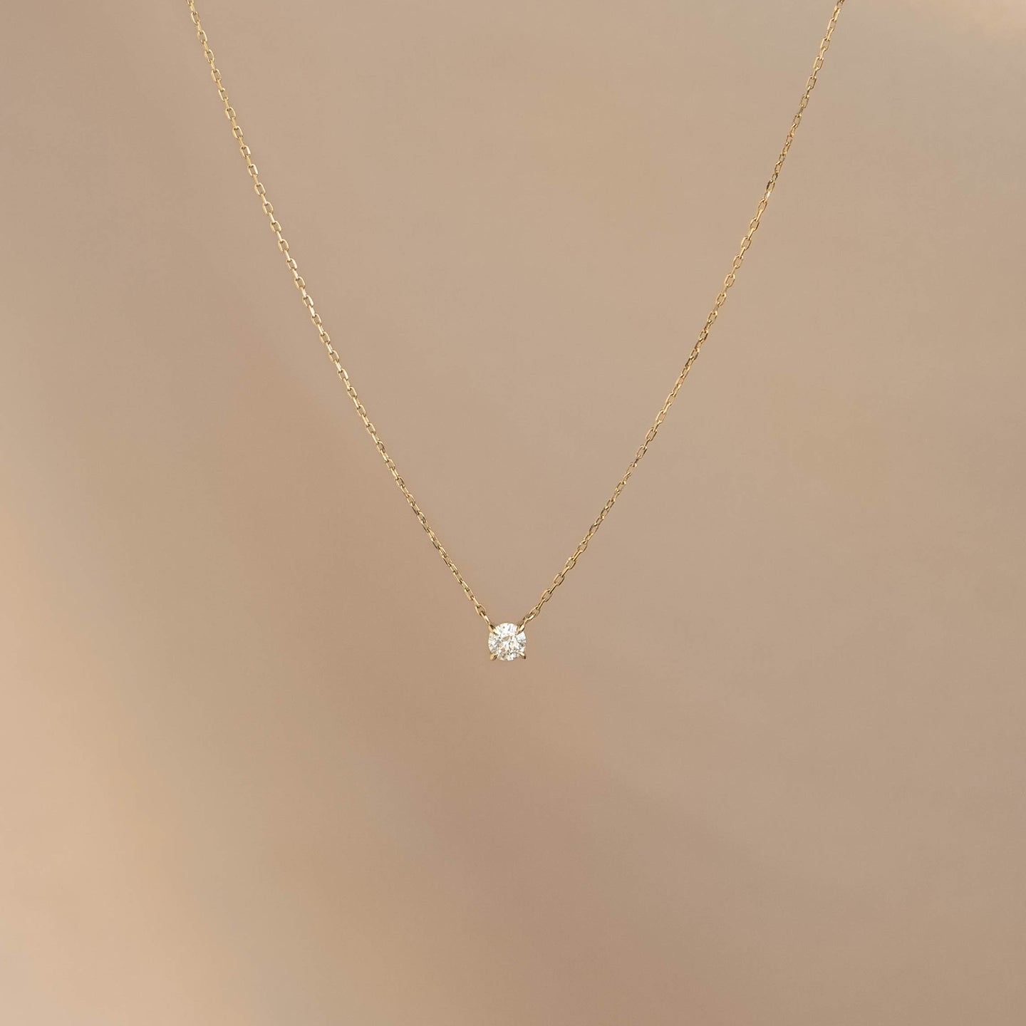 Diamond Pendant Necklace 14k Gold - Johanne