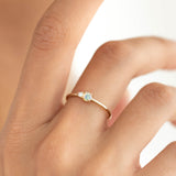 Opal and Diamond Ring - Arete