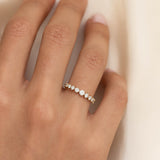 Graduated Diamond Ring 14k Gold - Giselle