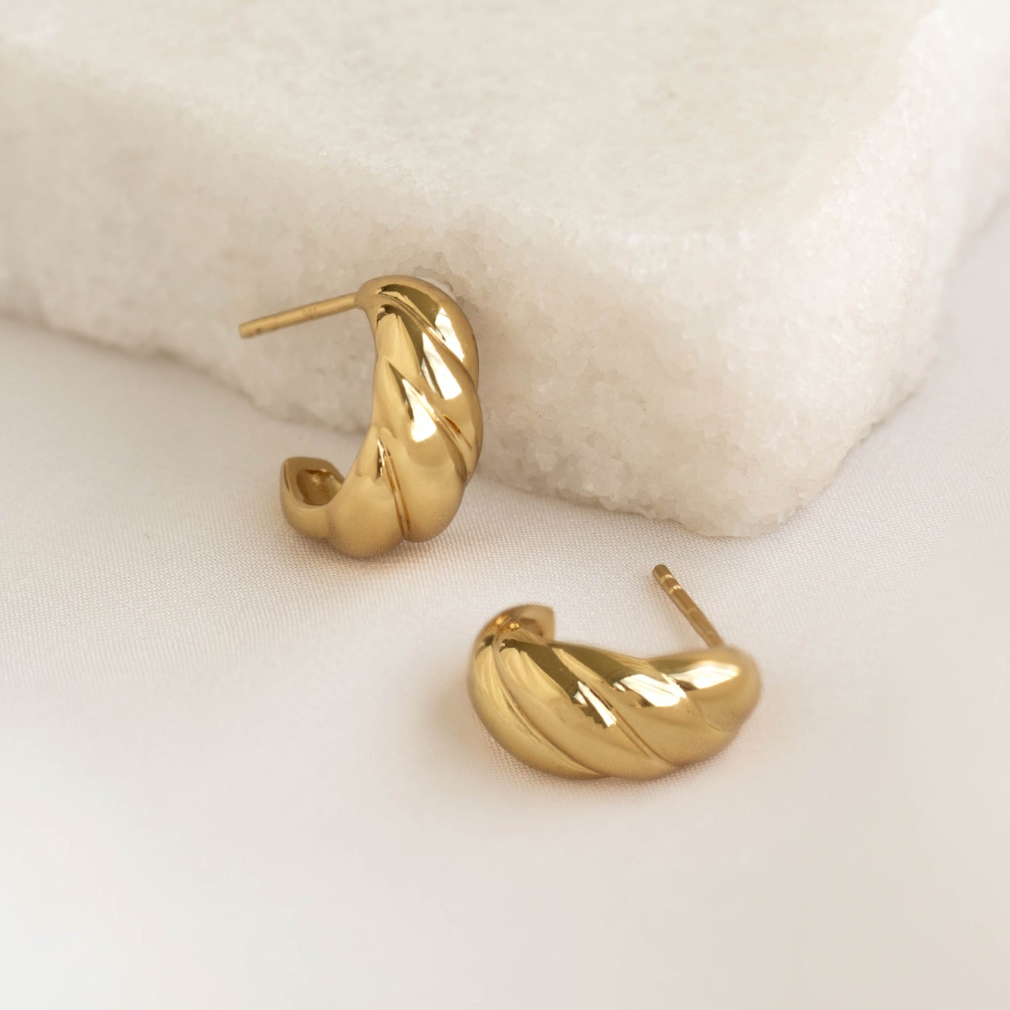 Croissant Earrings - Piper