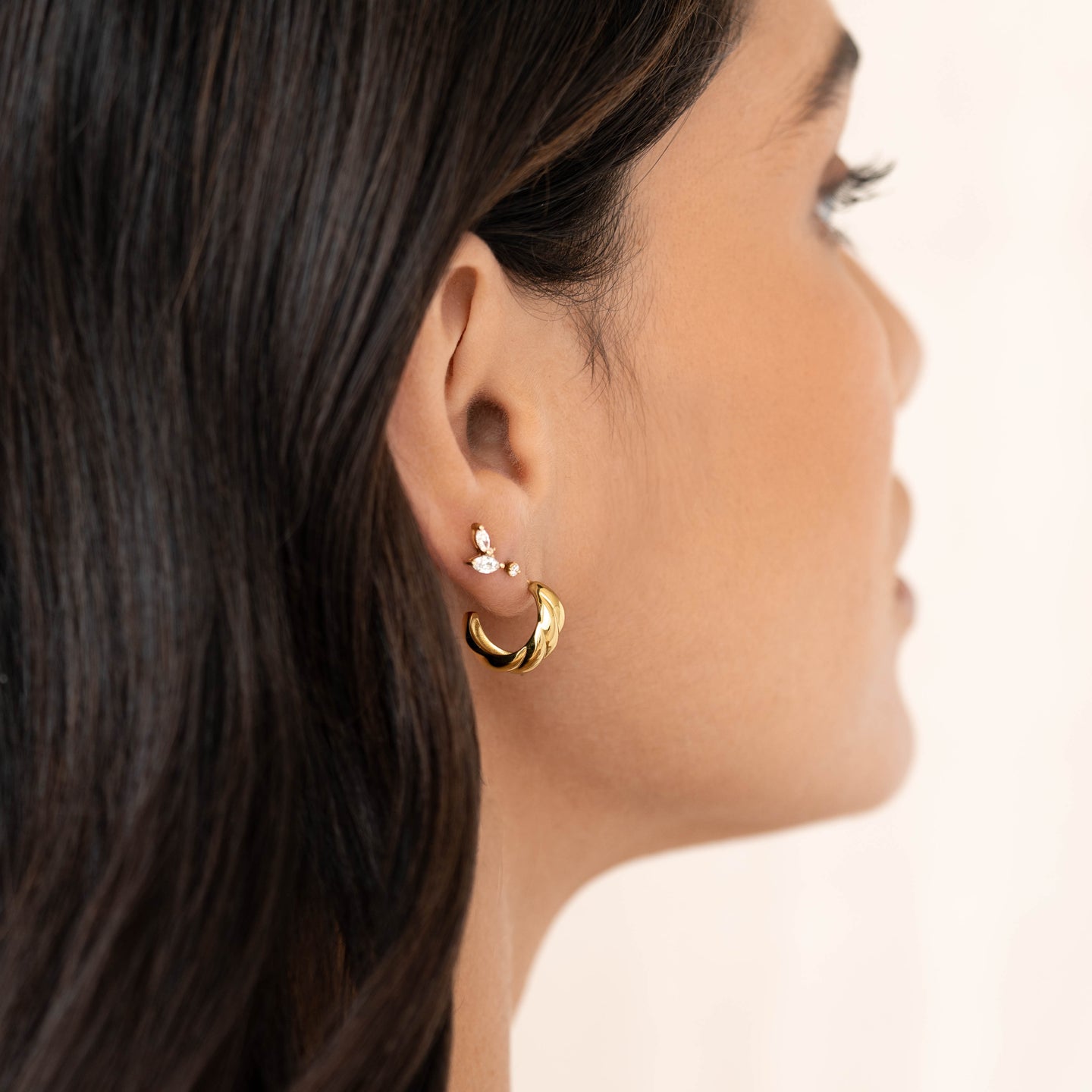 Croissant Earrings - Piper