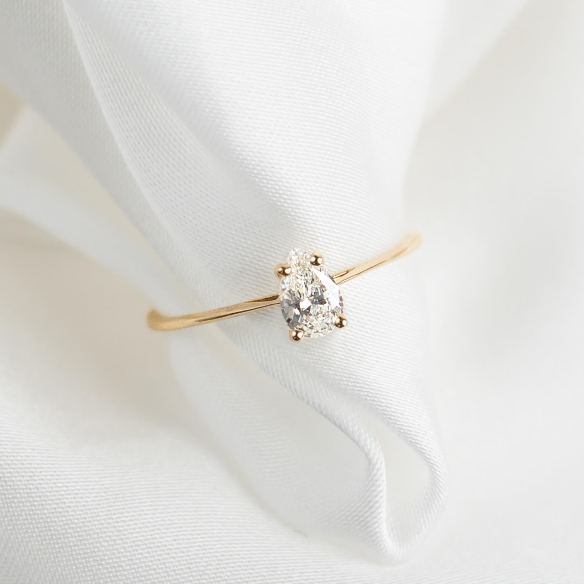 Diamond online Ring 14 k gold