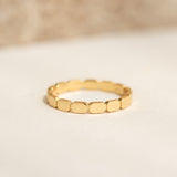 Ribbed Gold Ring - Mika