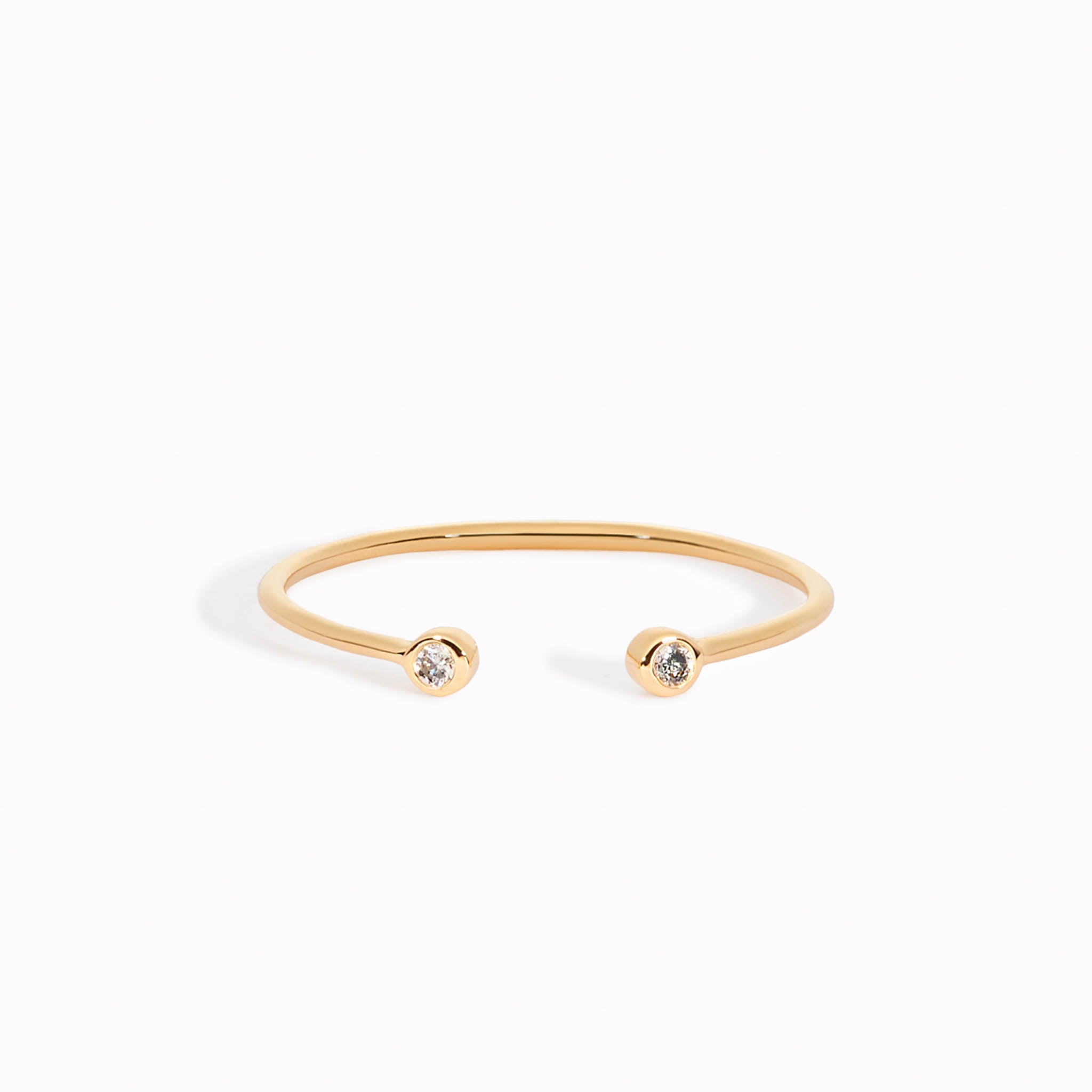 14k Gold Diamond Ring - Karoline Luxe | Linjer Jewelry