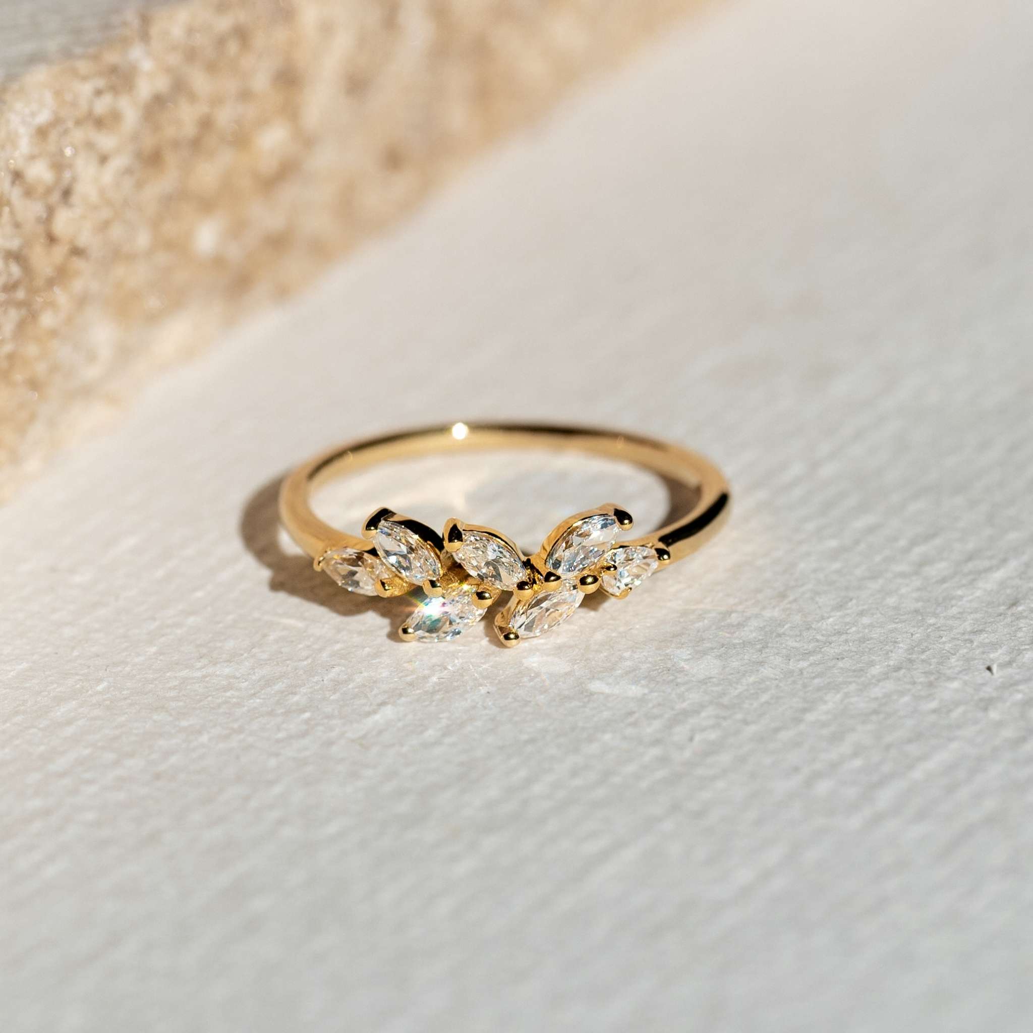 Leaf Ring - Freya | Linjer Jewelry