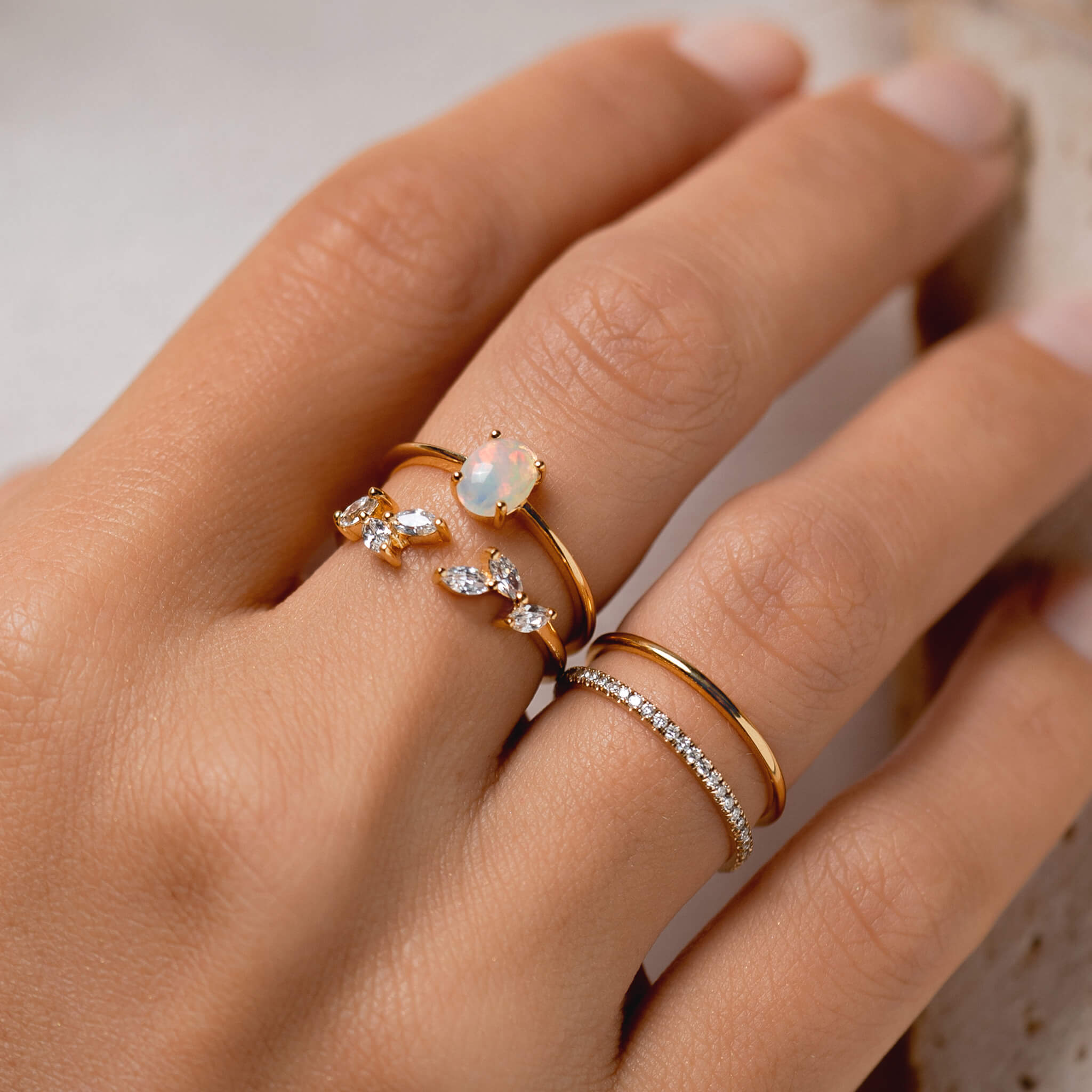 Xna Opal Ring Opal Jewelry Dainty hotsell Ring Sterling Silver Minimalist Crystal Statement Rose Gold Filled Stacking Girlfriend Gift For Her Opals