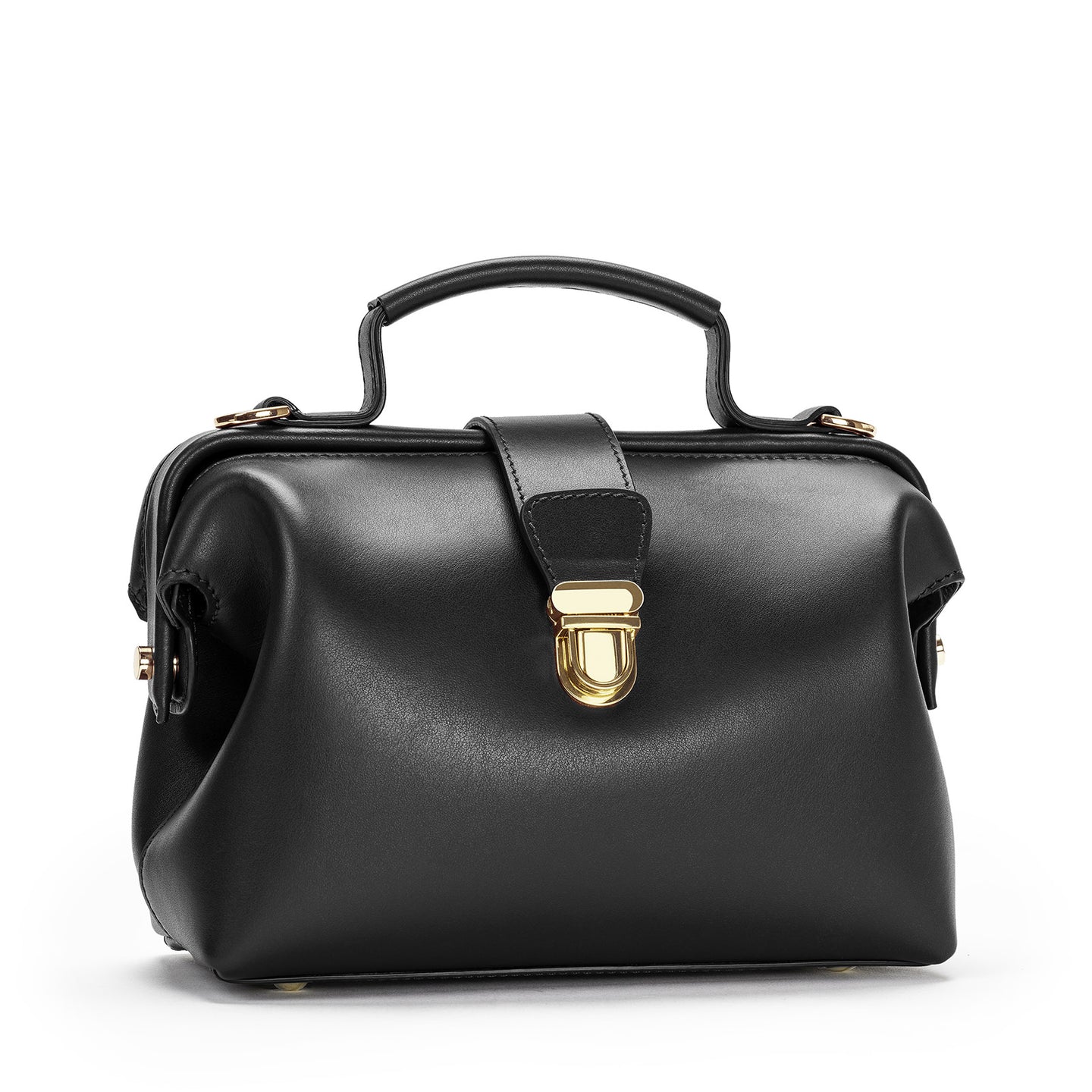 The Doctor s Bag Black Linjer Handbags